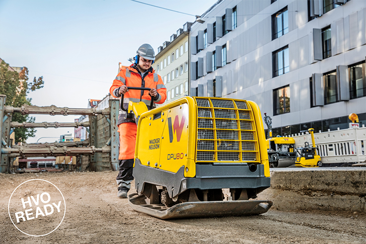Wacker Neuson führt HVO als alternativen Kraftstoff ein